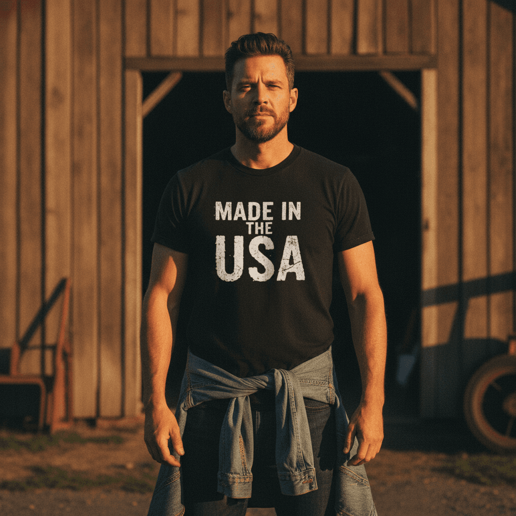 Made In The USA — Distressed Vintage Tee