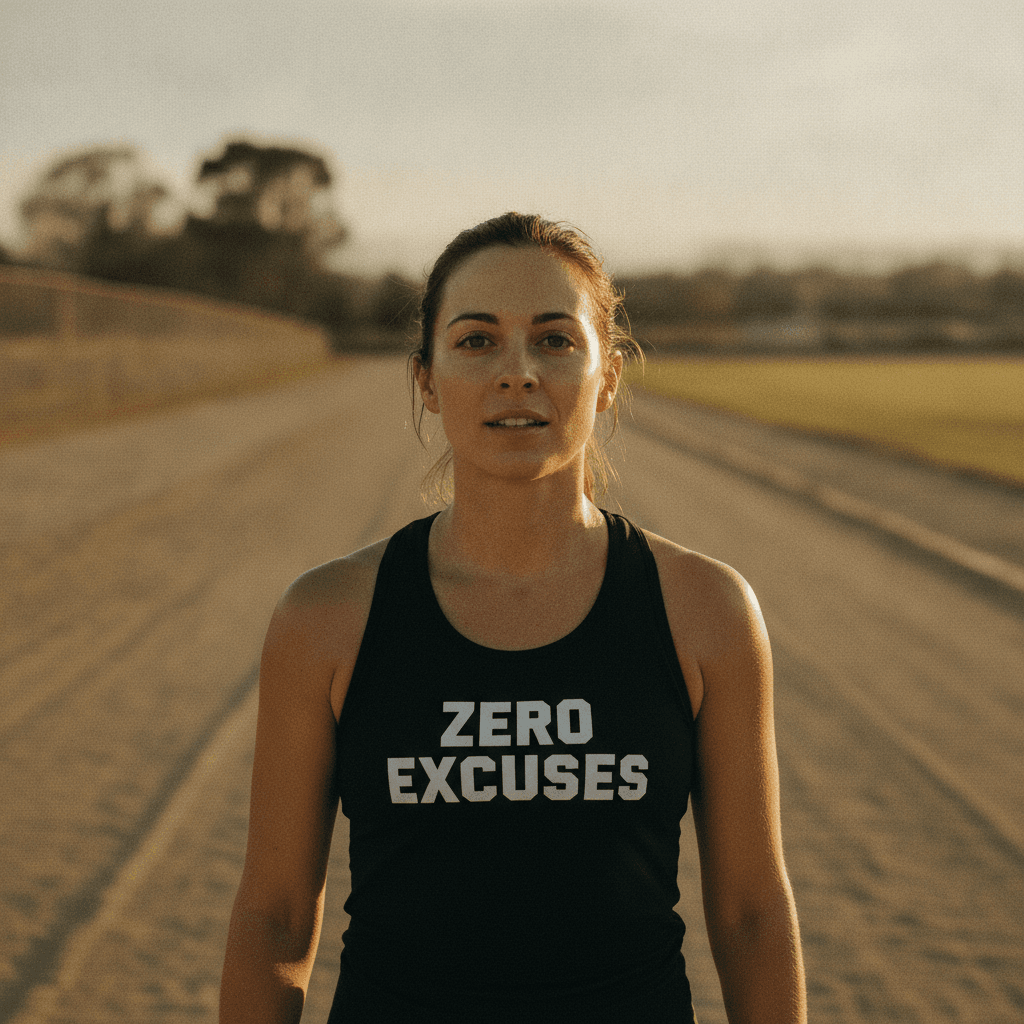 Zero Excuses — Performance Tri-Blend Tee